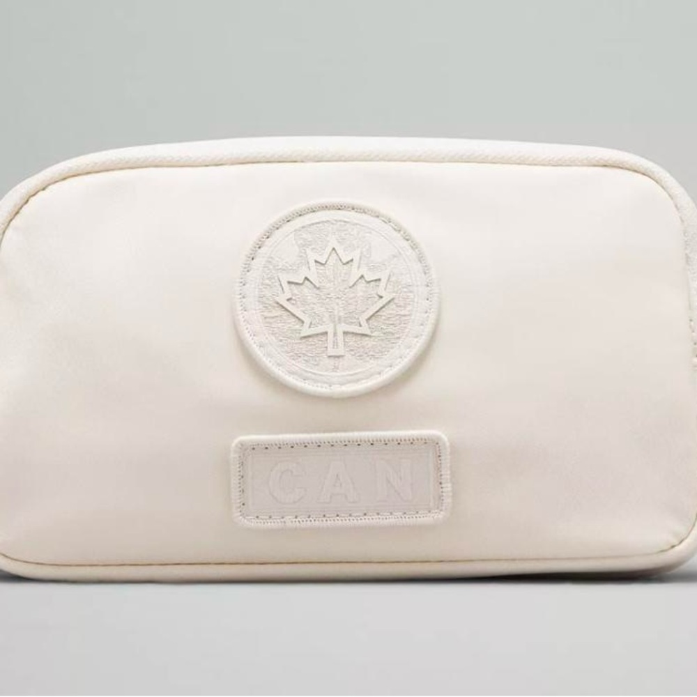 Lululemon Team Canada Cream mini belt Bag